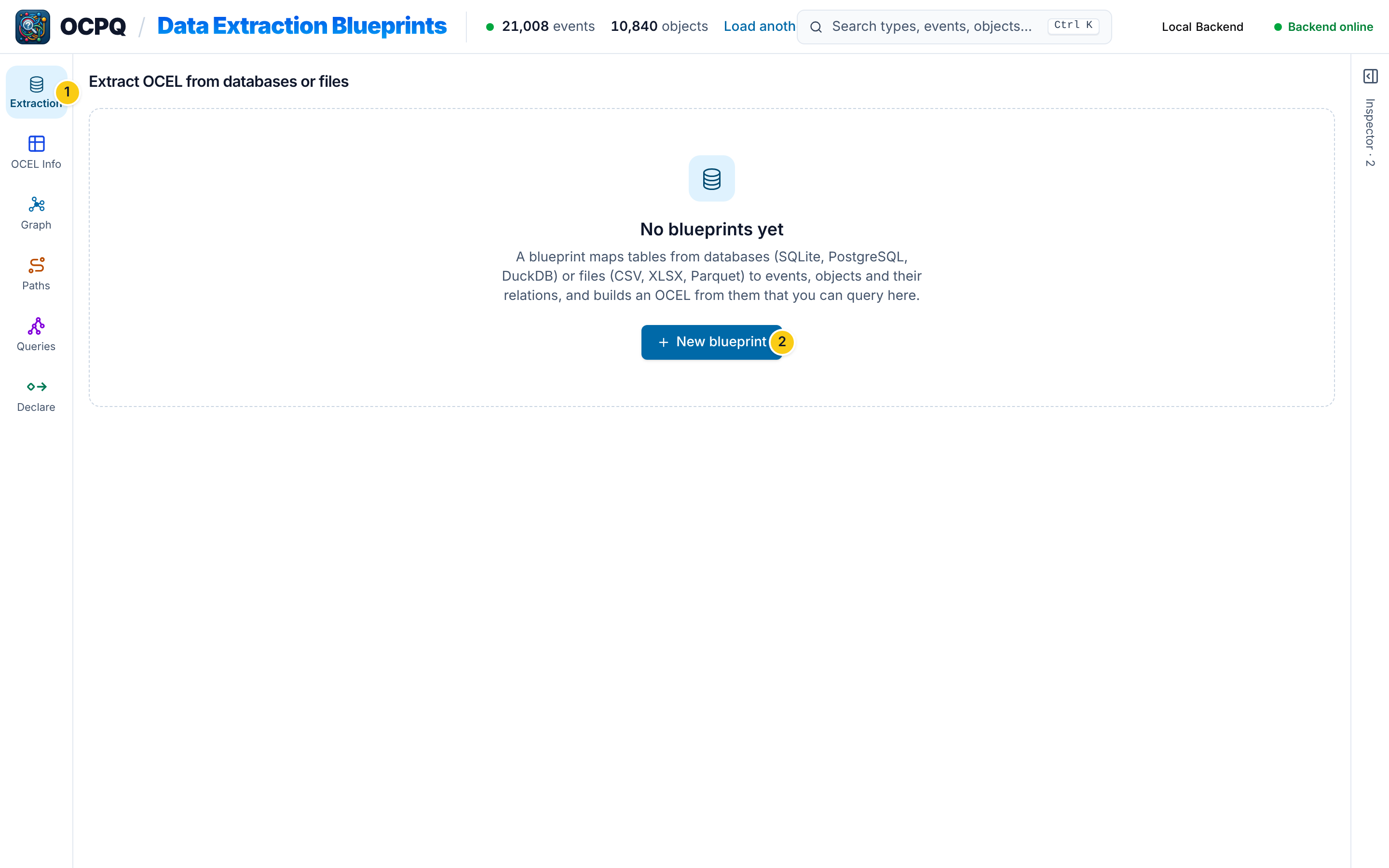 Data extraction overview