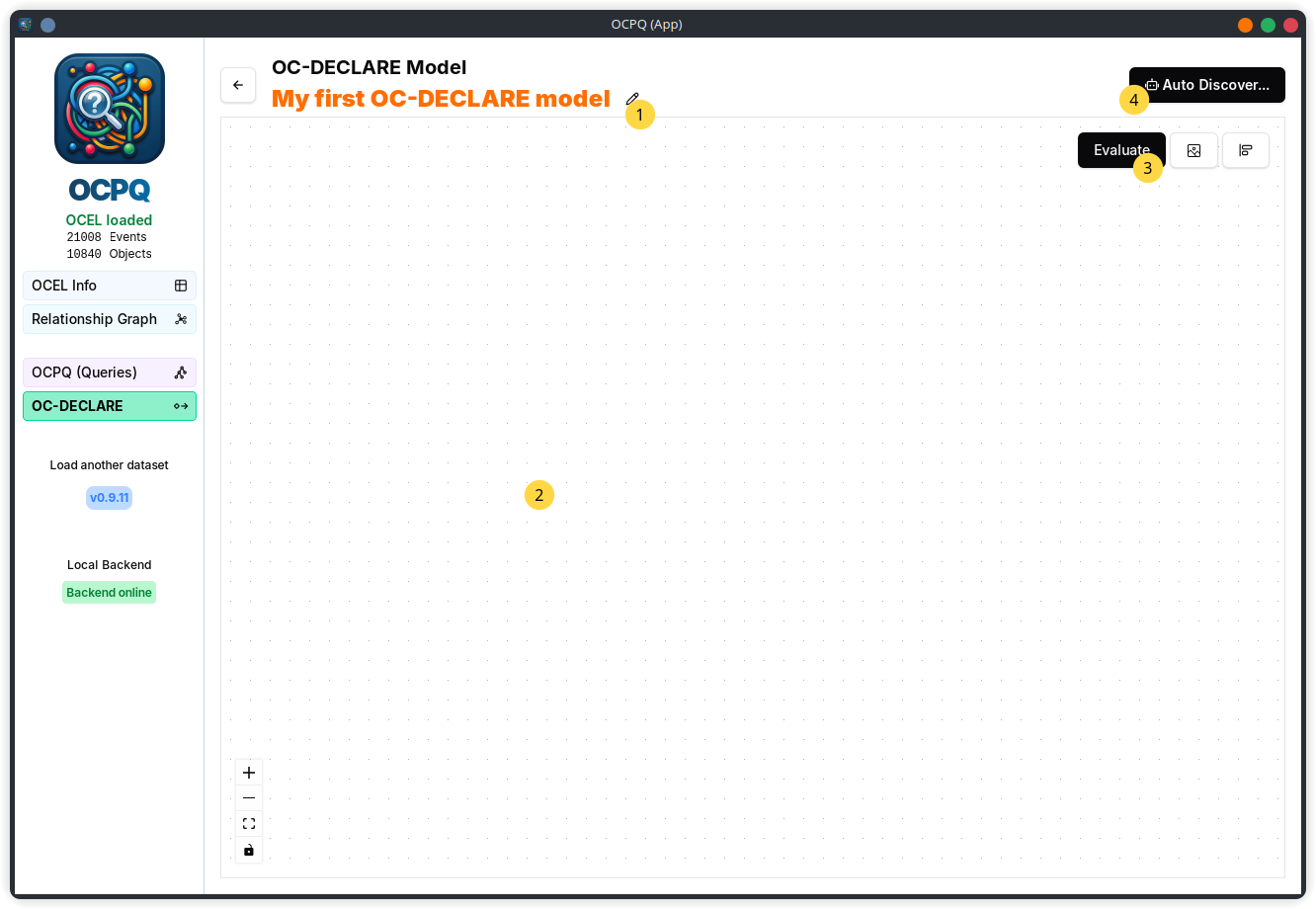 Accessing OC-DECLARE Functionality